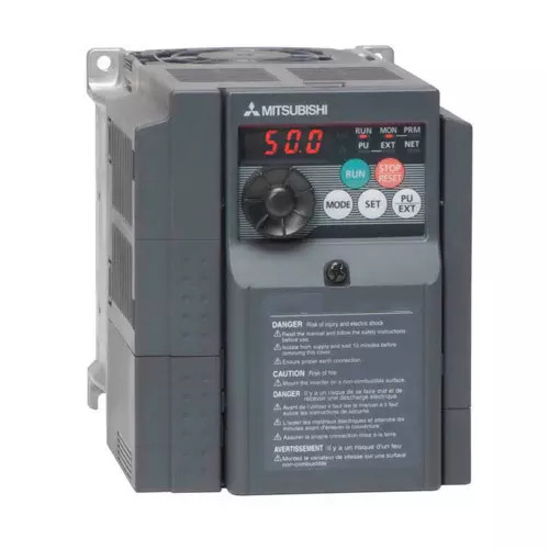 Mitsubishi Make 3HP 3 Phase VFD FR-D740-050-E16