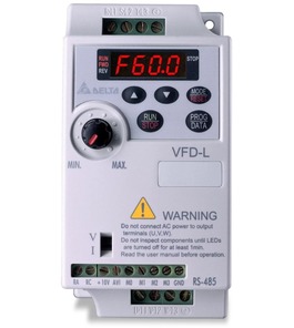 Delta VFD Drive L- Series Single Phase 0.37KW/0.5HP VFD004L21A