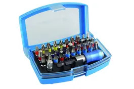 HOGERT, HT1S400, 32-piece screwdriver bits set, S2 steel