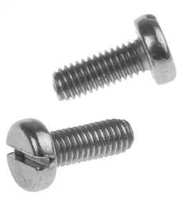 3 X 8 S.S. 304-A2 CHEESE/ROUND SLOTTED MACHINE SCREW AS PER DIN 85 (METRIC THREAD)